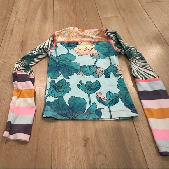 Maaji Girls Rash guard floral striped 2T - Picture 4 of 4